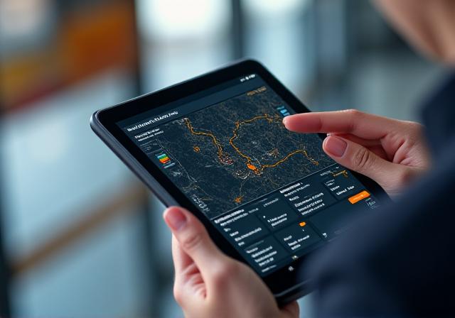 Intuitive logistics software interface for tracking
